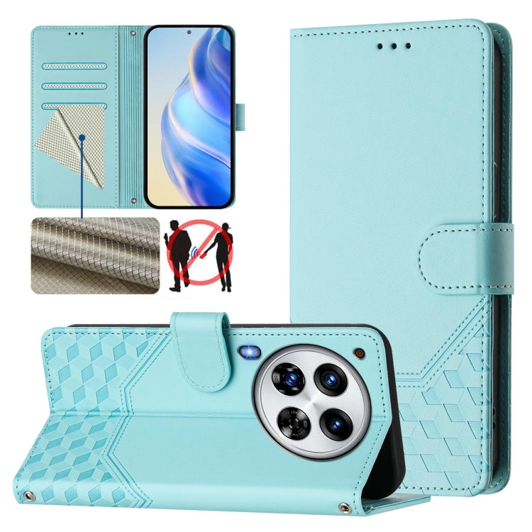 Honeycomb Embossing RFID Leather Phone Case, For Tecno Spark 30 5G, For Tecno Spark Go 1 / Spark Go 2025, For Tecno Spark 30C, For Tecno Spark 20 Pro 5G, For Tecno Pop 6C, For Tecno Spark 10 Pro Magic Magenta, For Tecno Camon 30 Premier 5G             ...
