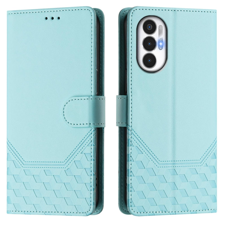 Honeycomb Embossing RFID Leather Phone Case, For Tecno Pova 3, For Tecno Pop 5, For Tecno Spark 7P, For Tecno Spark 7 / Spark 7T, For Tecno Camon 15 / 15 Air, For Tecno Spark Go 2021