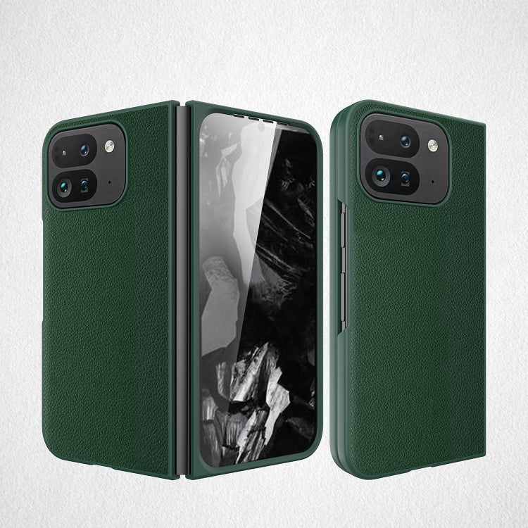Litchi Texture Leather PC Shockproof Phone Case, For Google Pixel 9 Pro Fold