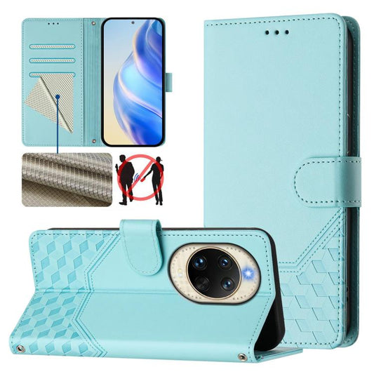 Honeycomb Embossing RFID Leather Phone Case, For Huawei nova 14 5G, For Huawei nova 13 Pro, For Huawei nova 13 / nova 12, For Huawei Pura 70 Pro / Pura 70 Pro+, For Huawei nova 12i 4G, For Huawei nova 12S 4G, For Huawei Pura 70