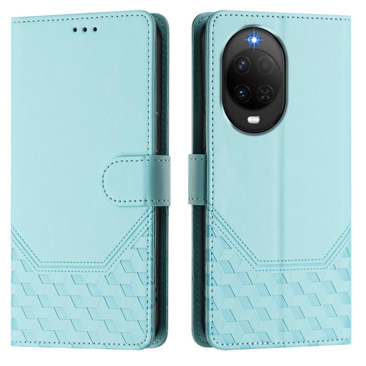 Honeycomb Embossing RFID Leather Phone Case, For Huawei nova 16z, For Huawei nova 16, For Huawei Pura 90 Pro Max, For Huawei Pura 90 Pro, For Huawei Mate 70 Air, For Huawei Enjoy 80s, For Huawei nova 14 Ultra 5G, For Huawei nova 14 Pro 5G