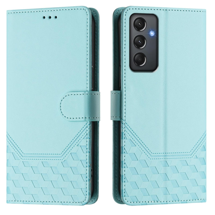 Honeycomb Embossing RFID Leather Phone Case, For Samsung Galaxy A24 4G Global, For Samsung Galaxy A23 5G / 4G / M23 5G, For Samsung Galaxy A04e / F04 / M04, For Samsung Galaxy A14 5G / 4G, For Samsung Galaxy A34 5G, For Samsung Galaxy A54 5G           ...