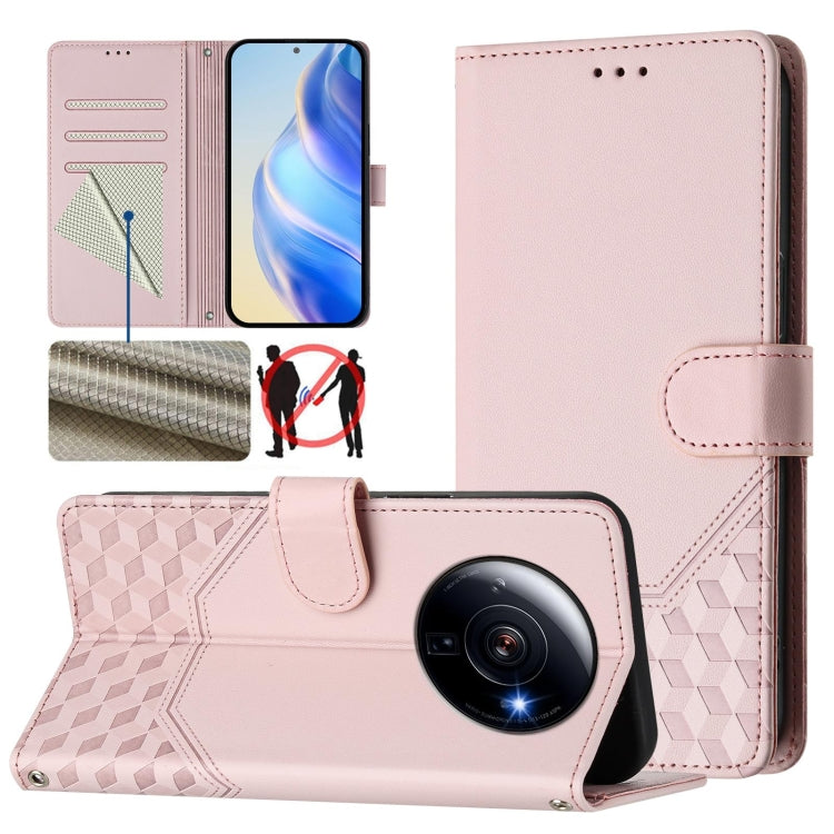 Honeycomb Embossing RFID Leather Phone Case, For Xiaomi Poco F5 / Redmi Note 12 Turbo 5G, For Xiaomi 13 Ultra, For Xiaomi Civi 3, For Xiaomi 13 Lite 5G / Civi 2, For Xiaomi 13 Pro 5G, For Xiaomi 13 5G, For Xiaomi 12S Ultra, For Xiaomi 12 Pro / 12S Pro