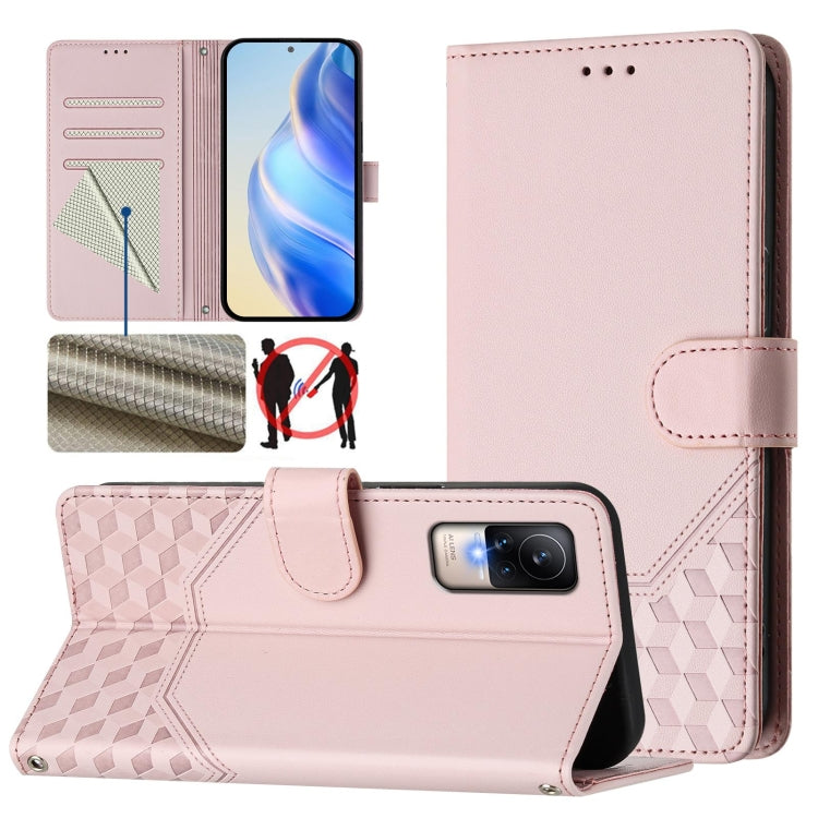 Honeycomb Embossing RFID Leather Phone Case, For Xiaomi 12 5G / 12X 5G / 12S 5G, For Xiaomi 12 Lite, For Xiaomi Poco C40 / Redmi 10C, For Xiaomi Civi 1S, For Xiaomi Poco M4 Pro 4G, For Xiaomi Poco X4 Pro 5G, For Xiaomi Mi 11 Lite / Mi 11 Lite 5G NE    ...