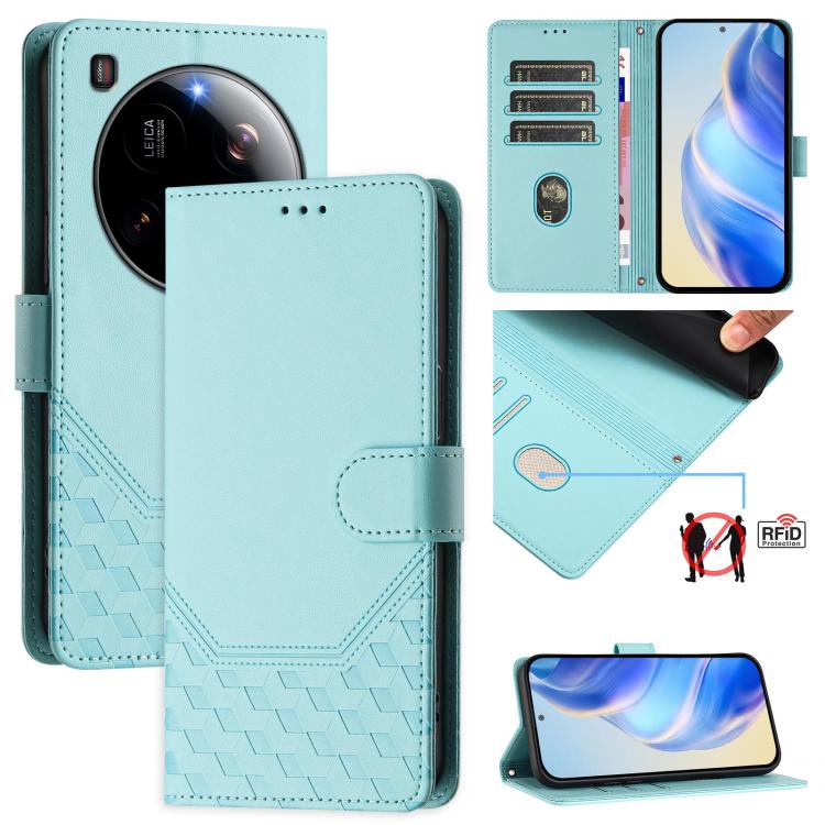 Honeycomb Embossing RFID Leather Phone Case, For Xiaomi Poco C71 / Redmi A5 4G 171.7mm, For Xiaomi Poco F7 Pro / F7 Ultra, For Xiaomi Poco X7 5G / Redmi Note 14 Pro 5G, For Xiaomi 15 Ultra, For Xiaomi Poco X7 Pro 5G / Redmi Turbo 4 5G                  ...