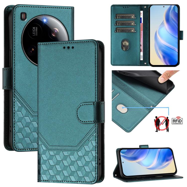 Honeycomb Embossing RFID Leather Phone Case, For Xiaomi Poco C71 / Redmi A5 4G 171.7mm, For Xiaomi Poco F7 Pro / F7 Ultra, For Xiaomi Poco X7 5G / Redmi Note 14 Pro 5G, For Xiaomi 15 Ultra, For Xiaomi Poco X7 Pro 5G / Redmi Turbo 4 5G                  ...