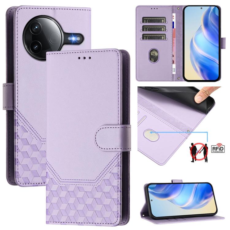 Honeycomb Embossing RFID Leather Phone Case, For Xiaomi Poco C71 / Redmi A5 4G 171.7mm, For Xiaomi Poco F7 Pro / F7 Ultra, For Xiaomi Poco X7 5G / Redmi Note 14 Pro 5G, For Xiaomi 15 Ultra, For Xiaomi Poco X7 Pro 5G / Redmi Turbo 4 5G                  ...