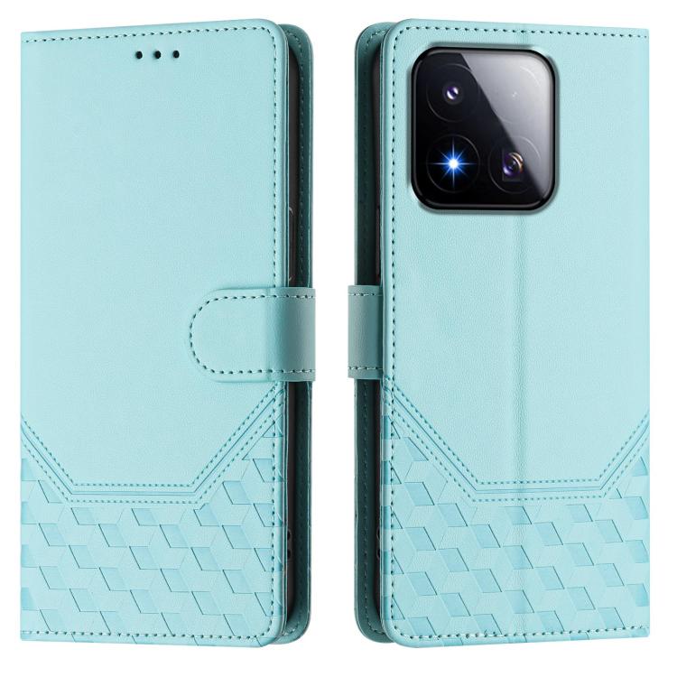 Honeycomb Embossing RFID Leather Phone Case, For Xiaomi 17 Max 5G, For Xiaomi 17T Pro 5G, For Redmi 15 5G Global / 15 4G SEA 169.5mm, For Xiaomi 15T Pro 5G, For Xiaomi 15T 5G, For Xiaomi Civi 5 Pro 5G, For Xiaomi 15S Pro 5G                             ...