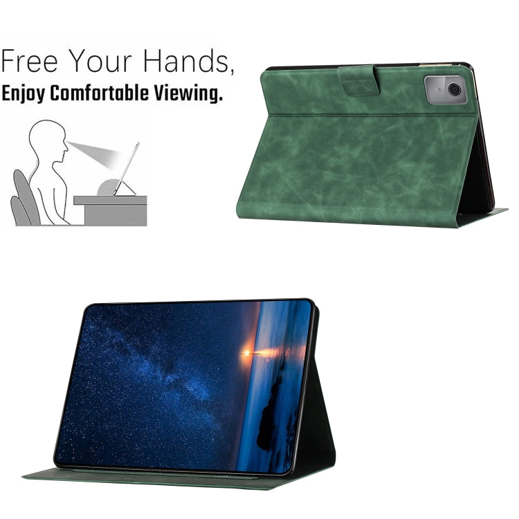 Embossed Couple Cat Smart Tablet Leather Case, For Lenovo Tab M11 / Xiaoxin Pad 2024, For Lenovo Tab M9 / TB-310FU, For Lenovo Tab P11 Gen 2 / TB-350, For Lenovo Tab M10 3rd Gen / TB-328F, For Lenovo Tab M10 Plus 3rd Gen / TB-128F