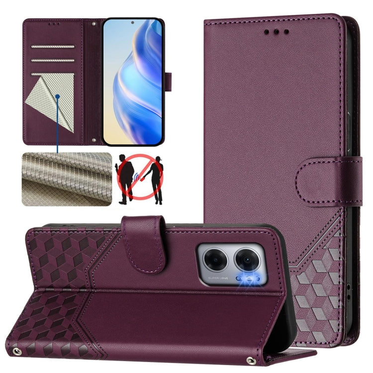 Honeycomb Embossing RFID Leather Phone Case, For Redmi Note 12 4G Global, For Redmi A1 4G / A2 4G, For Redmi Note 12 Explorer / 12 Pro+ 5G, For Redmi Note 12 Pro Speed / 12 Pro 5G, For Redmi Note 12 5G Global, For Redmi 12C / 11A                       ...