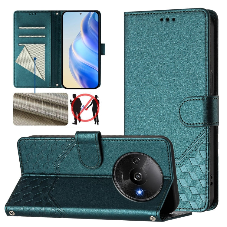 Honeycomb Embossing RFID Leather Phone Case, For Redmi K70 Ultra 5G, For Redmi 13 5G / 4G Global, For Redmi A3 4G Global / A3X 4G, For Redmi Note 13 Pro 4G Global, For Redmi 13C 4G, For Redmi Note 13 4G Global, For Redmi Note 13 Pro 5G Global          ...