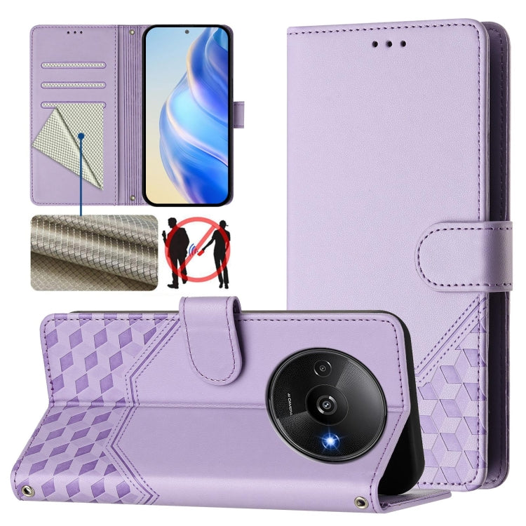 Honeycomb Embossing RFID Leather Phone Case, For Redmi K70 Ultra 5G, For Redmi 13 5G / 4G Global, For Redmi A3 4G Global / A3X 4G, For Redmi Note 13 Pro 4G Global, For Redmi 13C 4G, For Redmi Note 13 4G Global, For Redmi Note 13 Pro 5G Global          ...