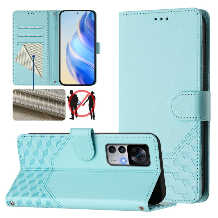 Honeycomb Embossing RFID Leather Phone Case, For Redmi Note 12 4G Global, For Redmi A1 4G / A2 4G, For Redmi Note 12 Explorer / 12 Pro+ 5G, For Redmi Note 12 Pro Speed / 12 Pro 5G, For Redmi Note 12 5G Global, For Redmi 12C / 11A                       ...