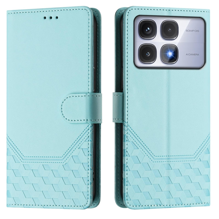 Honeycomb Embossing RFID Leather Phone Case, For Redmi K70 Ultra 5G, For Redmi 13 5G / 4G Global, For Redmi A3 4G Global / A3X 4G, For Redmi Note 13 Pro 4G Global, For Redmi 13C 4G, For Redmi Note 13 4G Global, For Redmi Note 13 Pro 5G Global          ...