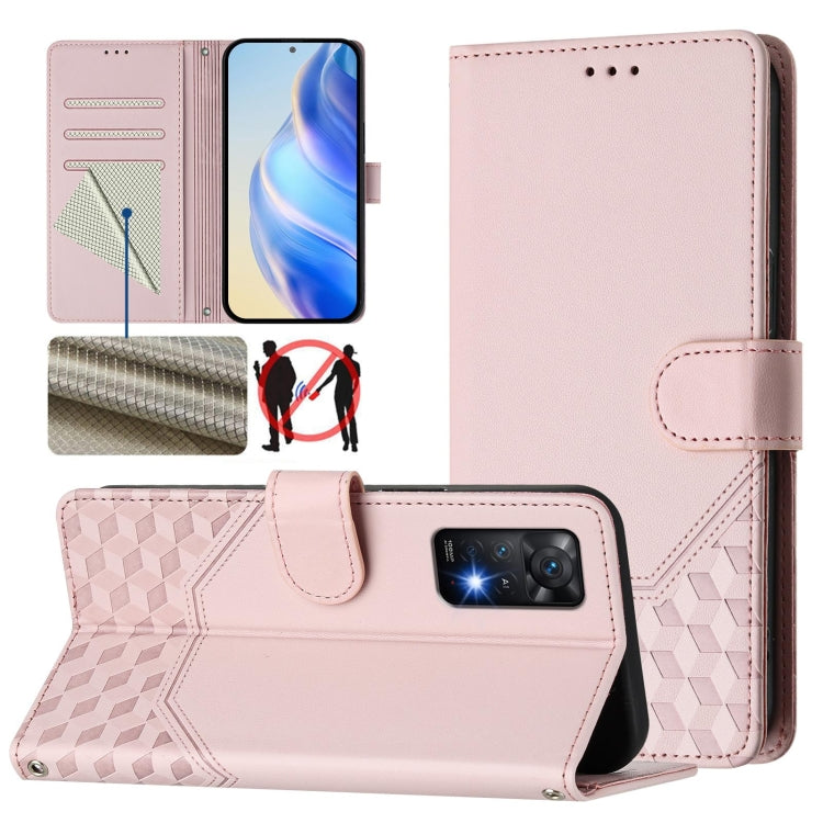 Honeycomb Embossing RFID Leather Phone Case, For Redmi Note 13 Pro+ 5G Global, For Redmi K60 Ultra, For Redmi 12 5G / 4G Global / Note 12R, For Redmi K60 / K60 Pro, For Redmi Note 11 4G / 11S 4G / 12S Global, For Redmi A1+ / A2+                        ...