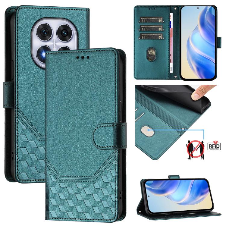 Honeycomb Embossing RFID Leather Phone Case, For Xiaomi Poco M7 4G 169mm, For Redmi 15 5G / 4G EU 171mm, For Redmi Note 14 4G 164.84mm EU Version, For Redmi K80 5G / K80 Pro 5G, For Redmi Note 14 Pro 4G, For Redmi Note 14 4G 163.25mm, For Redmi Note 14...