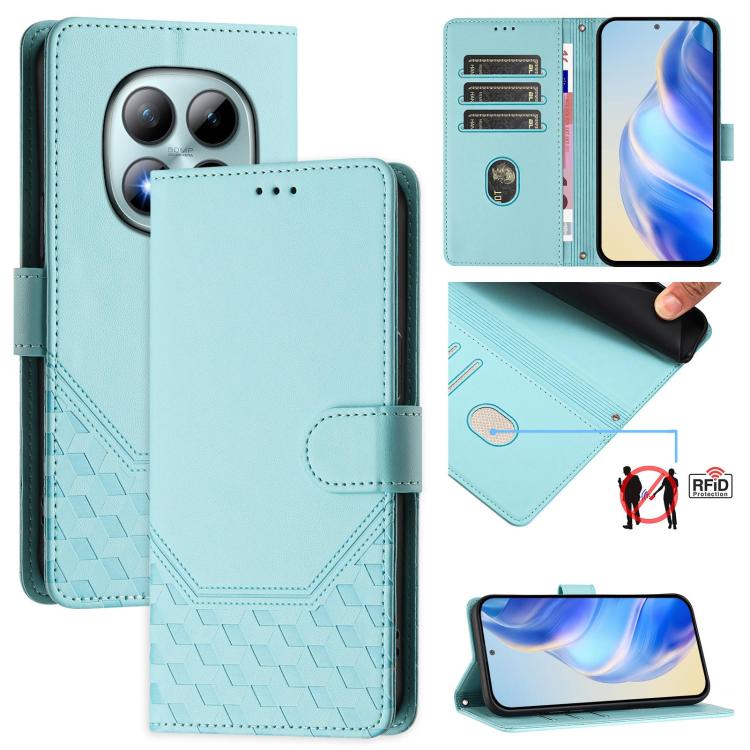 Honeycomb Embossing RFID Leather Phone Case, For Redmi A7 / A5 4G 171mm / Poco C71, For Redmi K90 Max 5G, For Redmi A7 Pro 171mm / Poco C85x 5G / C81, For Redmi 15a 5G, For Redmi Turbo 5 Max / Poco X8 Pro Max, For Redmi Turbo 5 5G Global / Poco X8 Pro ...