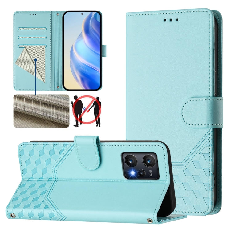 Honeycomb Embossing RFID Leather Phone Case, For Realme 9 Pro+ 5G / 9 4G Global, For Realme GT Neo 3, For Realme 9 Pro 5G Global, For Realme C21Y, For Realme C25 / C15 / C12 / C25s, For Realme 8 5G / V13 5G / Q3 5G, For Realme 8 4G / 8 Pro 4G          ...