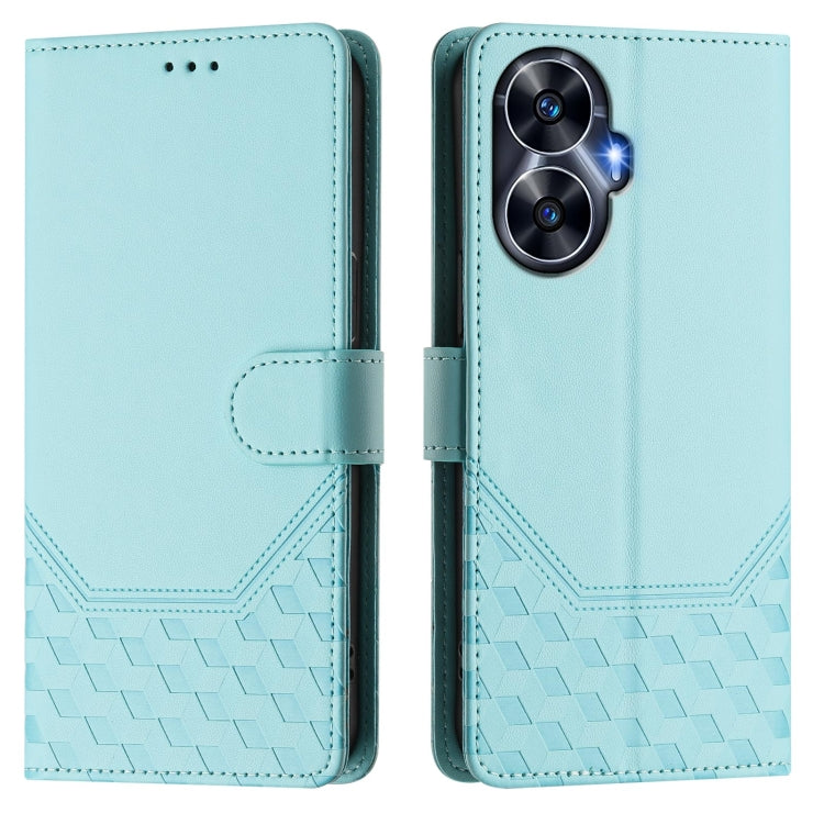 Honeycomb Embossing RFID Leather Phone Case, For Realme C55 4G Global / Narzo N55, For Realme C33 Global, For Realme 10T 5G / 10S 5G / 9i India, For Realme 10 Pro 5G, For Realme 10 Pro+ 5G, For Realme 10 4G Global                                       ...