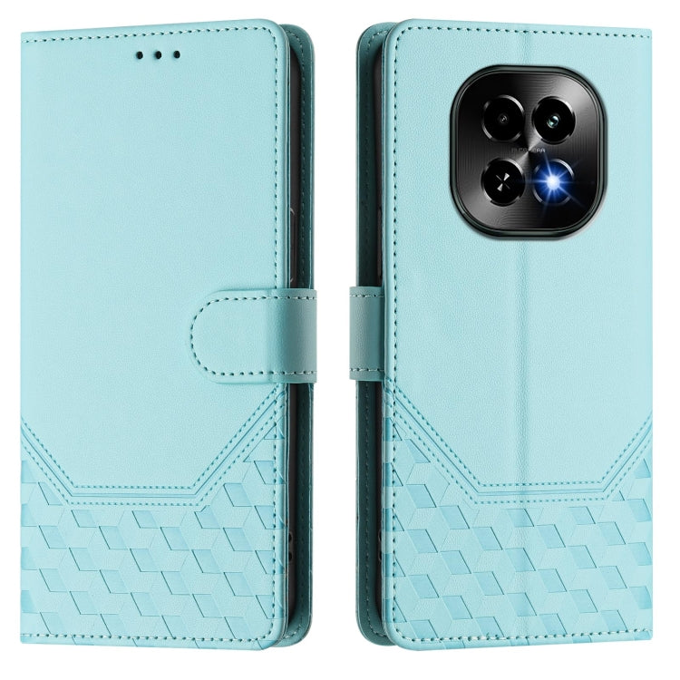 Honeycomb Embossing RFID Leather Phone Case, For Realme C63 5G Global, For Realme Note 60 4G Global / C61 India, For Realme 13+ 5G Global, For Realme 13 Pro 5G / 13 Pro+ 5G, For Realme GT 6 5G / GT 6T 5G Global, For Realme C63 / C61 Global             ...