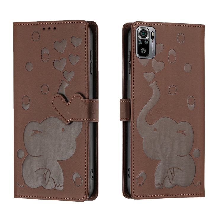 Cartoon Elephant Embossed Leather Phone Case, For Redmi Note 13 5G, For Redmi Note 13 Pro+, For Redmi 12 4G / 5G, For Redmi Note 12S 4G, For Redmi Note 12 4G, For Redmi Note 12 Pro 5G, For Redmi Note 12 5G, For Redmi Note 11 Pro 4G / 5G                ...