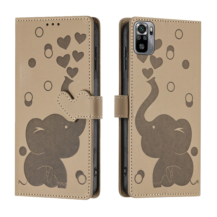 Cartoon Elephant Embossed Leather Phone Case, For Redmi Note 13 5G, For Redmi Note 13 Pro+, For Redmi 12 4G / 5G, For Redmi Note 12S 4G, For Redmi Note 12 4G, For Redmi Note 12 Pro 5G, For Redmi Note 12 5G, For Redmi Note 11 Pro 4G / 5G                ...