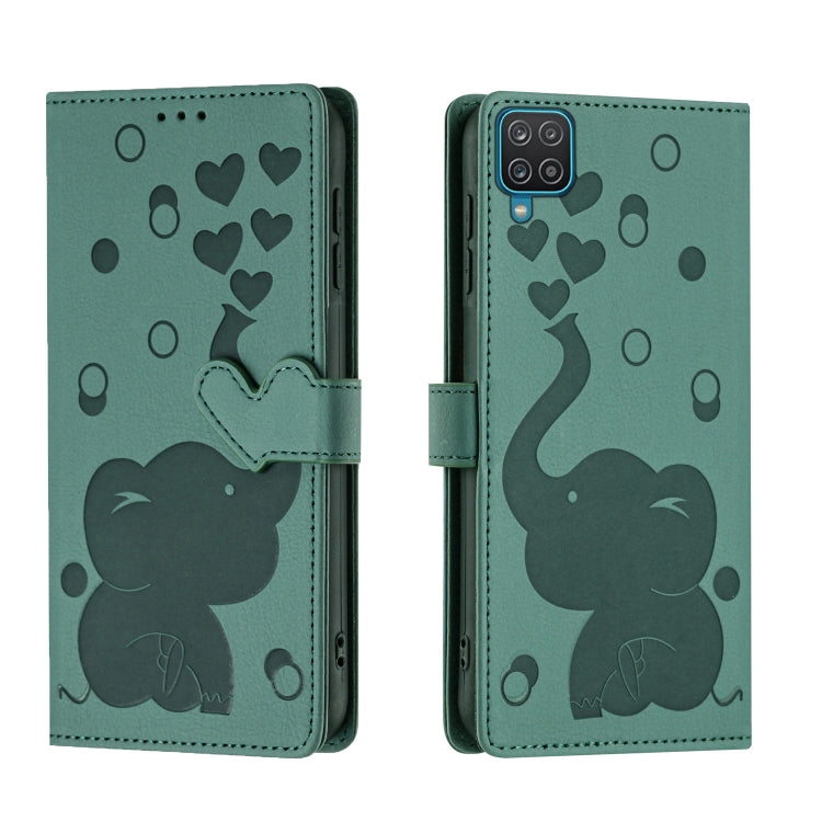 Cartoon Elephant Embossed Leather Phone Case, For Samsung Galaxy A12 5G, For Samsung Galaxy A13 4G / 5G, For Samsung Galaxy A53 5G, For Samsung Galaxy A33 5G, For Samsung Galaxy A52 4G / 5G, For Samsung Galaxy A22 5G, For Samsung Galaxy A32 5G         ...