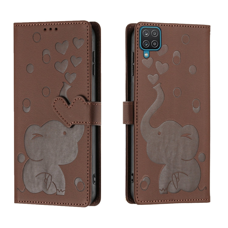 Cartoon Elephant Embossed Leather Phone Case, For Samsung Galaxy A12 5G, For Samsung Galaxy A13 4G / 5G, For Samsung Galaxy A53 5G, For Samsung Galaxy A33 5G, For Samsung Galaxy A52 4G / 5G, For Samsung Galaxy A22 5G, For Samsung Galaxy A32 5G         ...