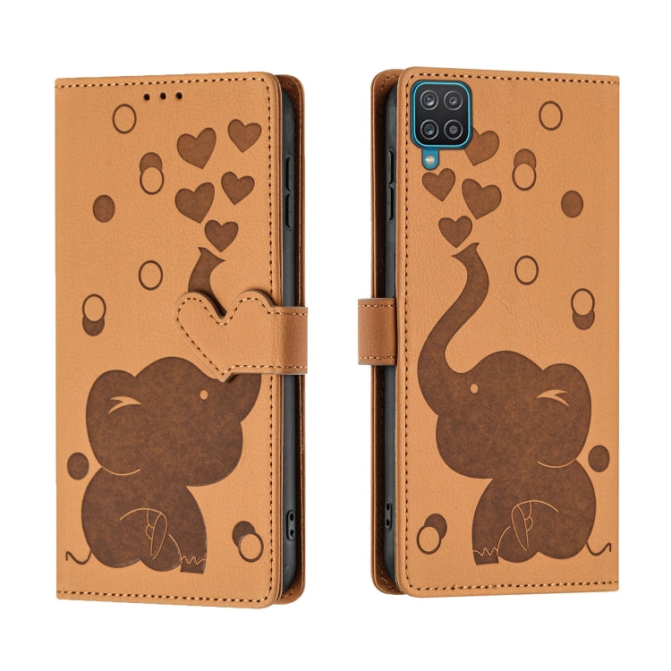 Cartoon Elephant Embossed Leather Phone Case, For Samsung Galaxy A12 5G, For Samsung Galaxy A13 4G / 5G, For Samsung Galaxy A53 5G, For Samsung Galaxy A33 5G, For Samsung Galaxy A52 4G / 5G, For Samsung Galaxy A22 5G, For Samsung Galaxy A32 5G         ...