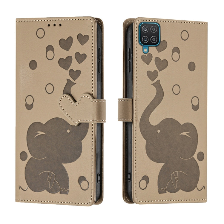 Cartoon Elephant Embossed Leather Phone Case, For Samsung Galaxy A12 5G, For Samsung Galaxy A13 4G / 5G, For Samsung Galaxy A53 5G, For Samsung Galaxy A33 5G, For Samsung Galaxy A52 4G / 5G, For Samsung Galaxy A22 5G, For Samsung Galaxy A32 5G         ...