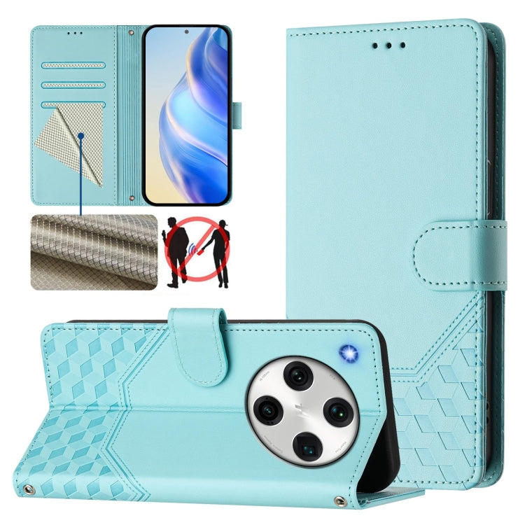 Honeycomb Embossing RFID Leather Phone Case, For OPPO Reno9 A, For OPPO Reno10 / Reno10 Pro Global, For OPPO A98 5G / F23 5G India, For OPPO Find X8 Pro, For OPPO A78 5G Global / A1x 5G, For OPPO Reno8 T 4G, For OPPO Find X6 Pro, For OPPO Find X6