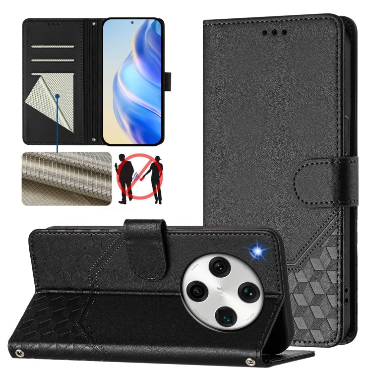 Honeycomb Embossing RFID Leather Phone Case, For OPPO Reno9 A, For OPPO Reno10 / Reno10 Pro Global, For OPPO A98 5G / F23 5G India, For OPPO Find X8 Pro, For OPPO A78 5G Global / A1x 5G, For OPPO Reno8 T 4G, For OPPO Find X6 Pro, For OPPO Find X6