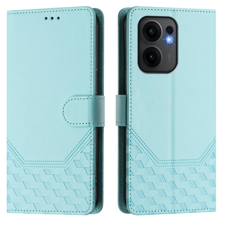 Honeycomb Embossing RFID Leather Phone Case, For OPPO Reno13 F 5G / Reno13 A, For OPPO Reno16 F 5G / Reno16 FS 5G, For OPPO Reno16 5G / Reno16 Pro 5G Global, For OPPO Find X9s Pro, For OPPO Find X9 Ultra, For OPPO Find X9, For OPPO A6 GT 5G            ...