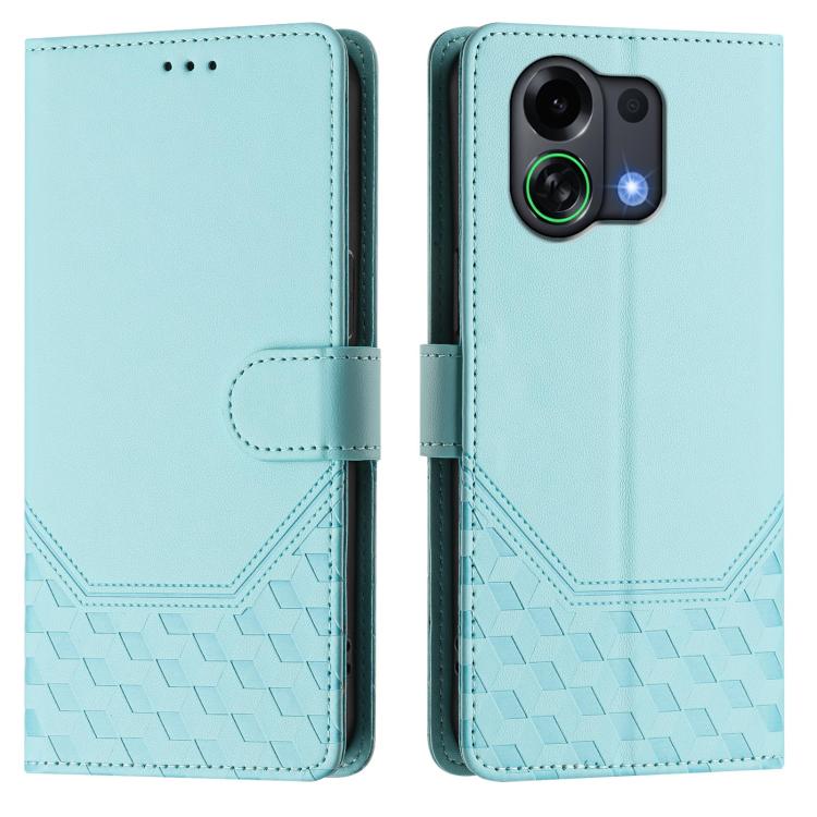 Honeycomb Embossing RFID Leather Phone Case, For OPPO K13 Turbo 5G, For OPPO Reno14 F 5G, For OPPO A5x 5G / 4G Global, For OPPO A5 5G / A3 Pro 5G Global, For OPPO Reno14 Pro Global, For OPPO Reno14 Global, For OPPO Find X8s+ 5G, For OPPO Find X8s 5G