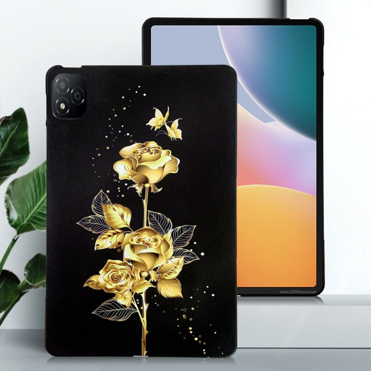 Color Painting Pattern Smart Tablet TPU Case, For Infinix Xpad