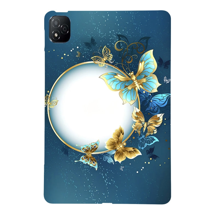 Color Painting Pattern Smart Tablet TPU Case, For Infinix Xpad