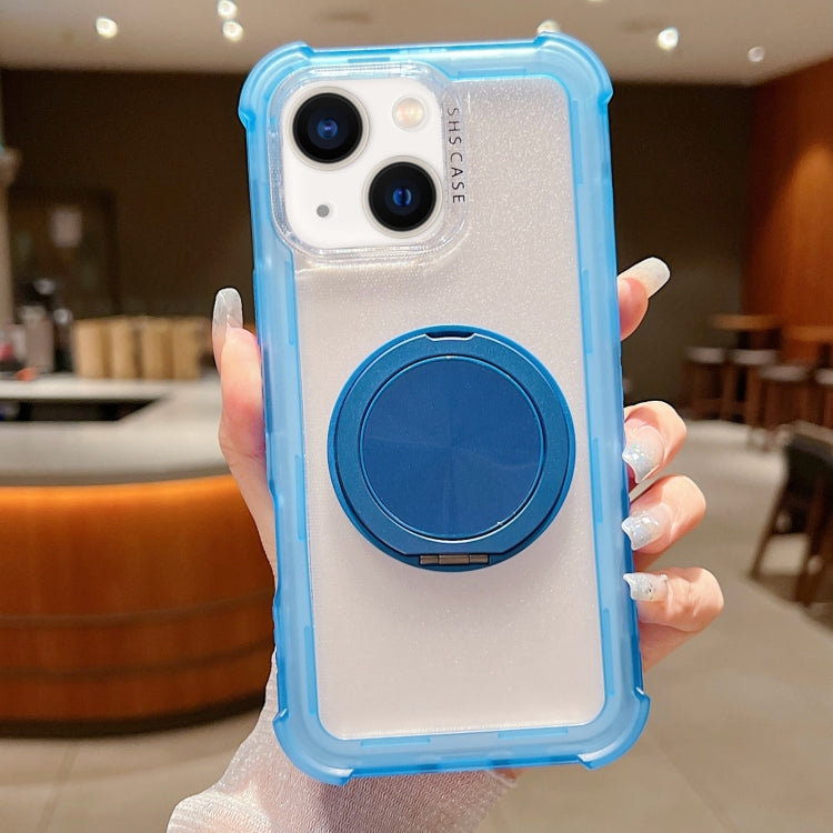 Matte TPU Hybrid PC 3-in-1 MagSafe Holder Phone Case, For iPhone 13