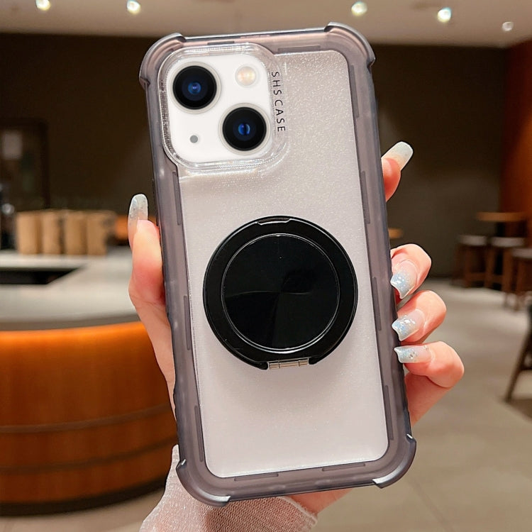 Matte TPU Hybrid PC 3-in-1 MagSafe Holder Phone Case, For iPhone 13