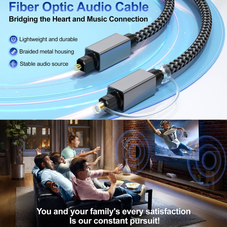 OD5.0mm Toslink Male to Male Digital Optical Audio Cable, 1m, 5m