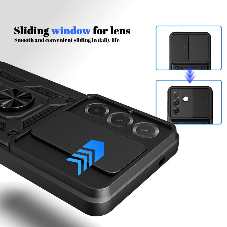 Sliding Camera Cover Design TPU+PC Phone Case, For Samsung Galaxy A57 5G, For Samsung Galaxy A37 5G, For Samsung Galaxy A27 5G, For Galaxy A26 5G / A17 4G / 5G, For Samsung Galaxy A07 4G, For Samsung Galaxy A56 5G