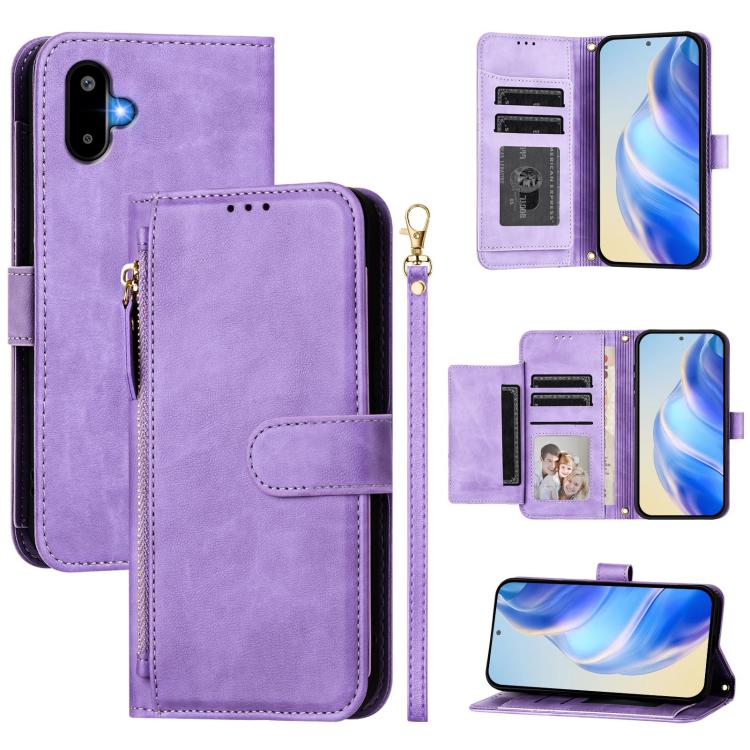 Multi-Card Slots Zipper Wallet Leather Phone Case, For Samsung Galaxy M56 5G, For Samsung Galaxy M16 5G / F16 5G, For Samsung Galaxy M06 5G / F06 5G, For Samsung Galaxy M35 5G, For Samsung Galaxy M55 / C55 5G, For Samsung Galaxy M15 5G / F15 5G        ...