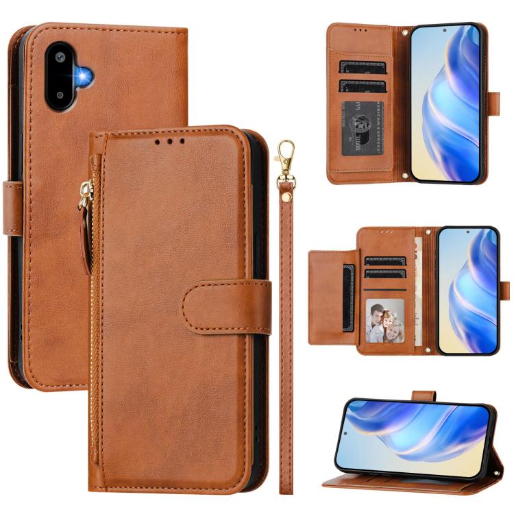 Multi-Card Slots Zipper Wallet Leather Phone Case, For Samsung Galaxy M56 5G, For Samsung Galaxy M16 5G / F16 5G, For Samsung Galaxy M06 5G / F06 5G, For Samsung Galaxy M35 5G, For Samsung Galaxy M55 / C55 5G, For Samsung Galaxy M15 5G / F15 5G        ...