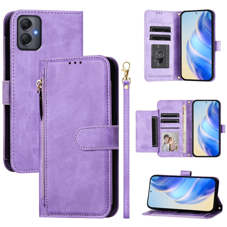 Multi-Card Slots Zipper Wallet Leather Phone Case, For Samsung Galaxy A15 5G / 4G, For Samsung Galaxy A55 5G Global, For Samsung Galaxy A35 5G, For Samsung Galaxy A05 4G Global, For Samsung Galaxy A05s 4G Global, For Samsung Galaxy A25 5G Global       ...