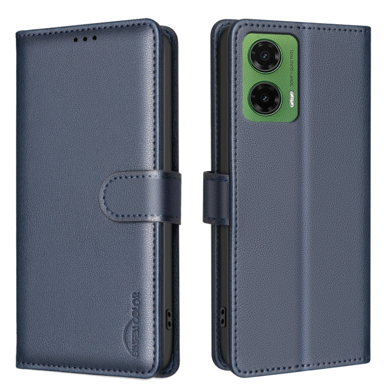 Litchi Texture RFID Anti-theft Leather Phone Case, For Motorola Moto G75 5G, For Motorola Moto G35, For Motorola Moto G55