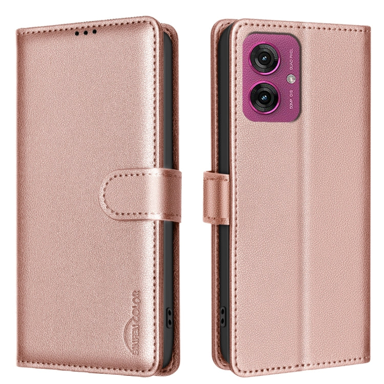 Litchi Texture RFID Anti-theft Leather Phone Case, For Motorola Moto G75 5G, For Motorola Moto G35, For Motorola Moto G55