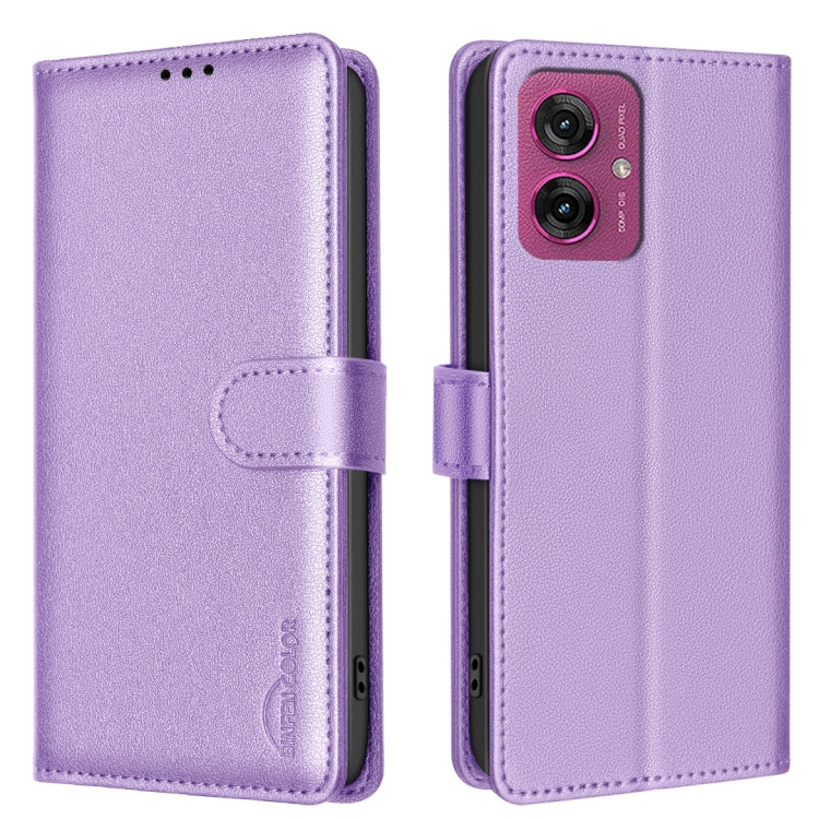 Litchi Texture RFID Anti-theft Leather Phone Case, For Motorola Moto G75 5G, For Motorola Moto G35, For Motorola Moto G55