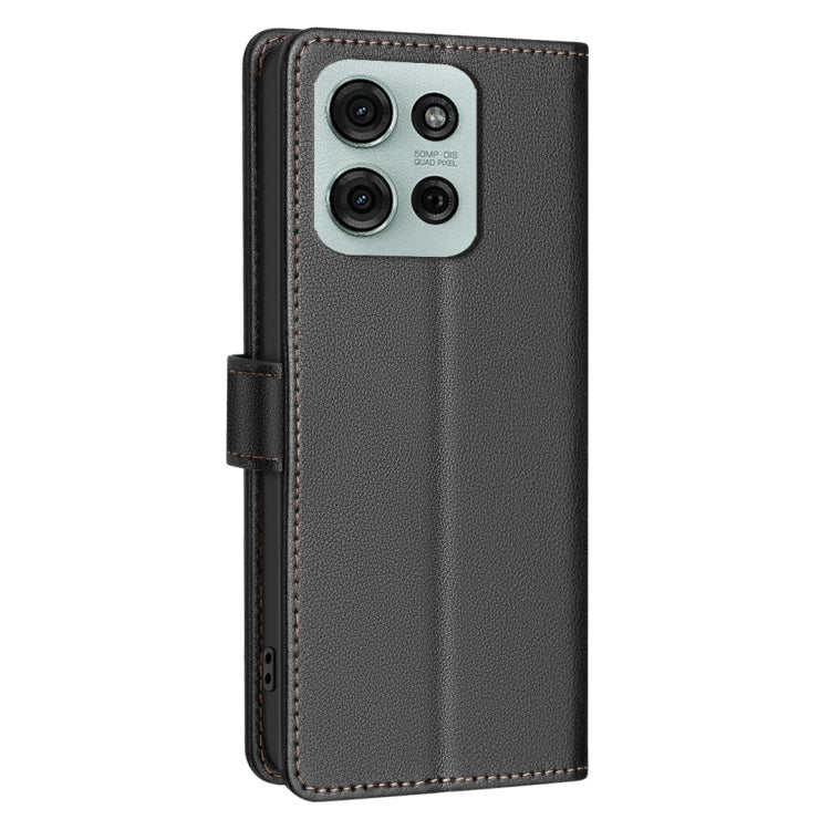 Litchi Texture RFID Anti-theft Leather Phone Case, For Motorola Moto G75 5G, For Motorola Moto G35, For Motorola Moto G55