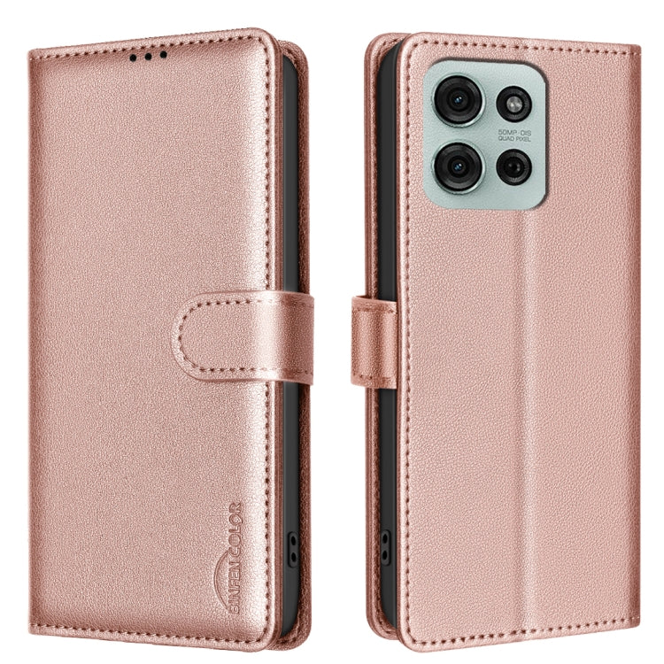 Litchi Texture RFID Anti-theft Leather Phone Case, For Motorola Moto G75 5G, For Motorola Moto G35, For Motorola Moto G55