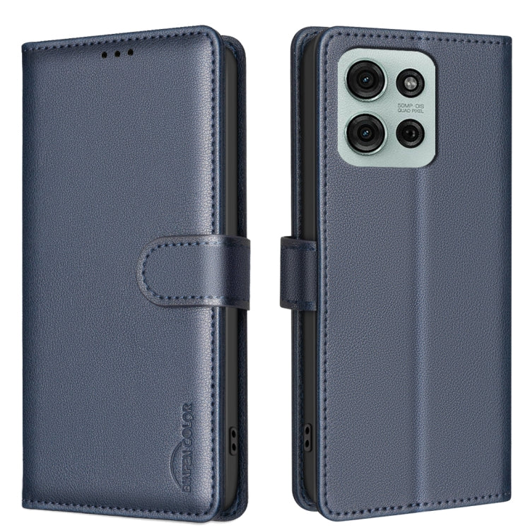 Litchi Texture RFID Anti-theft Leather Phone Case, For Motorola Moto G75 5G, For Motorola Moto G35, For Motorola Moto G55