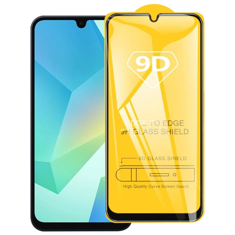 9D Full Glue Full Screen Tempered Glass Film, For Samsung Galaxy A16 4G